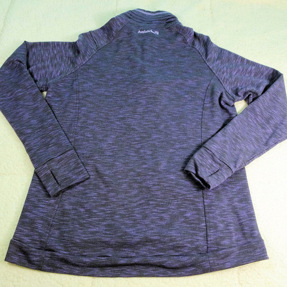 Avalanche Gray L/S Qtr Zip Pullover X-Large - Picture 2 of 6